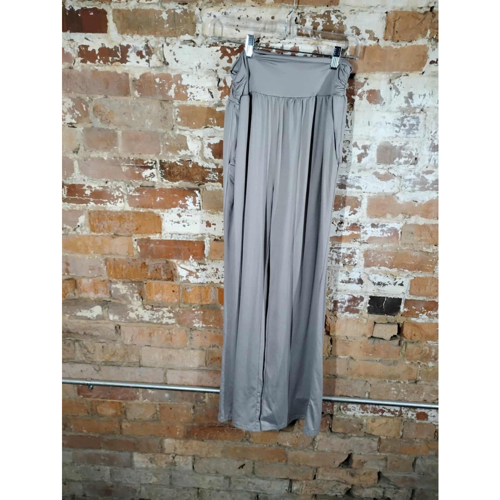 TARSE Women Soft Yoga Lounge Sport Wide Leg Casual Loose Long Fitness Pants Pock